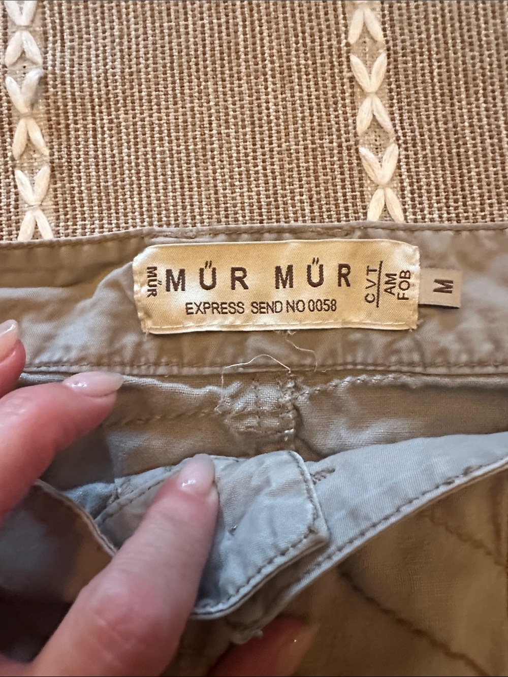Casual Taupe Midi Skirt with Pocket Details - Picture 2 of 5